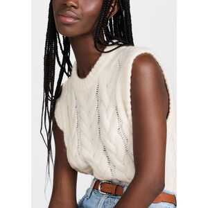Rails 'Alexis' White Sweater Vest Size M - NWT